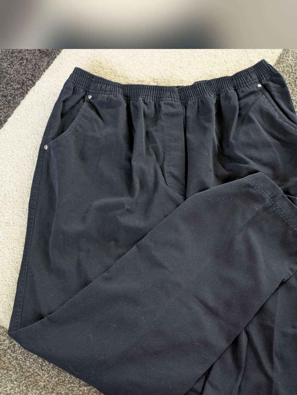 Black Stretch Waist Pants